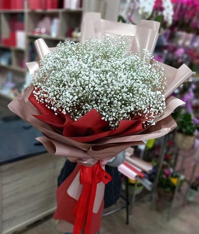 Букет цветов из: Гипсофила в Ленино