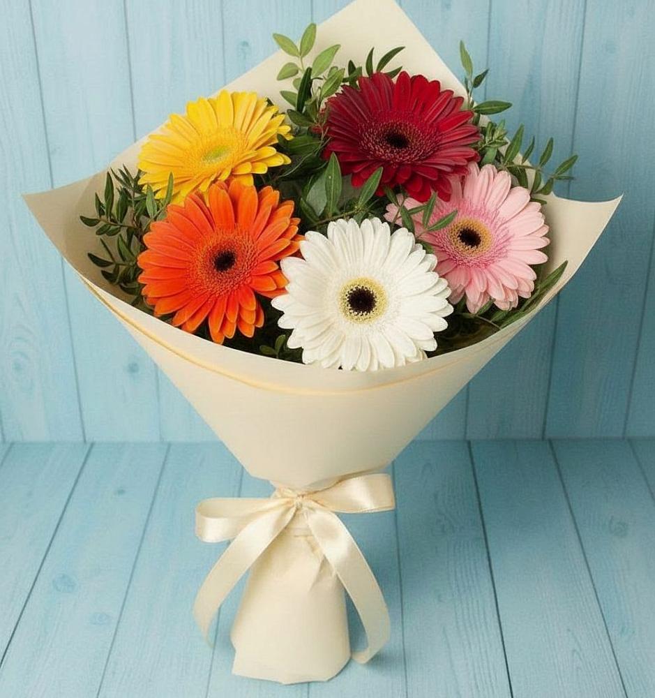 Букет цветов из: Герберы в Ленино
