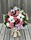 Букет цветов из: Альстромерии, Гвоздики, Розы и Хризантемы в Ленино