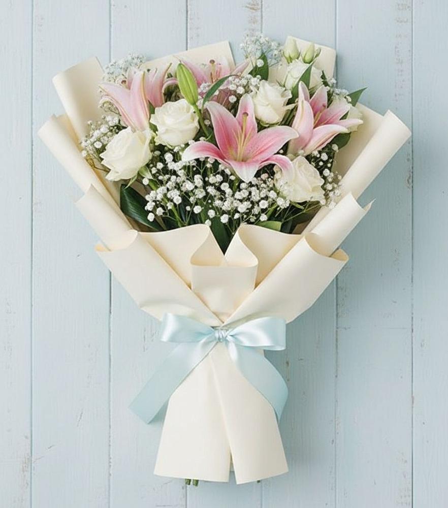 Букет цветов из: Лилии в Ленино