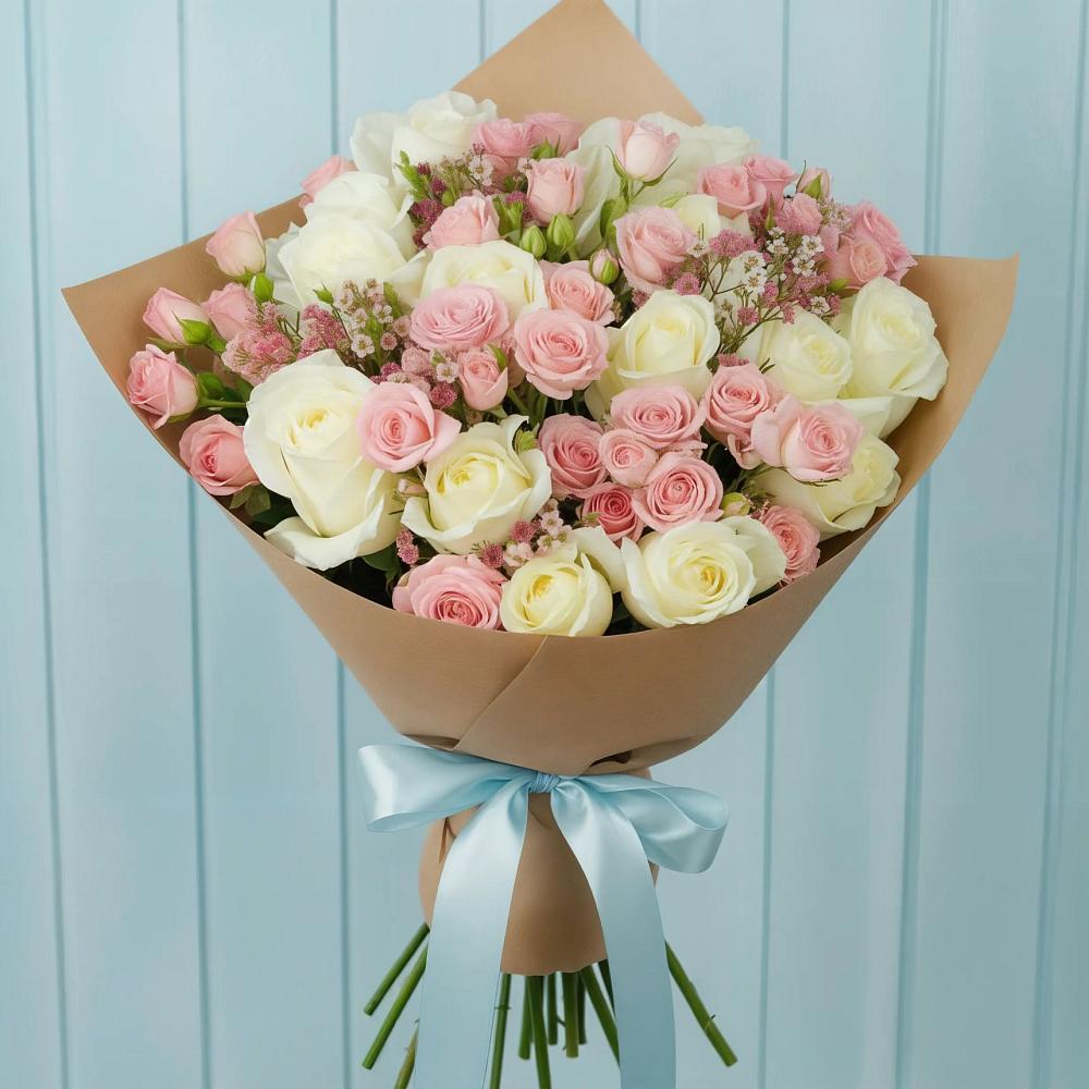 Букет цветов из: Розы в Ленино