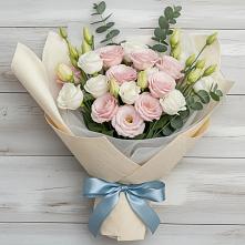 Букет цветов из:  Лизиантусы #REPLACE_PRED# Ленино