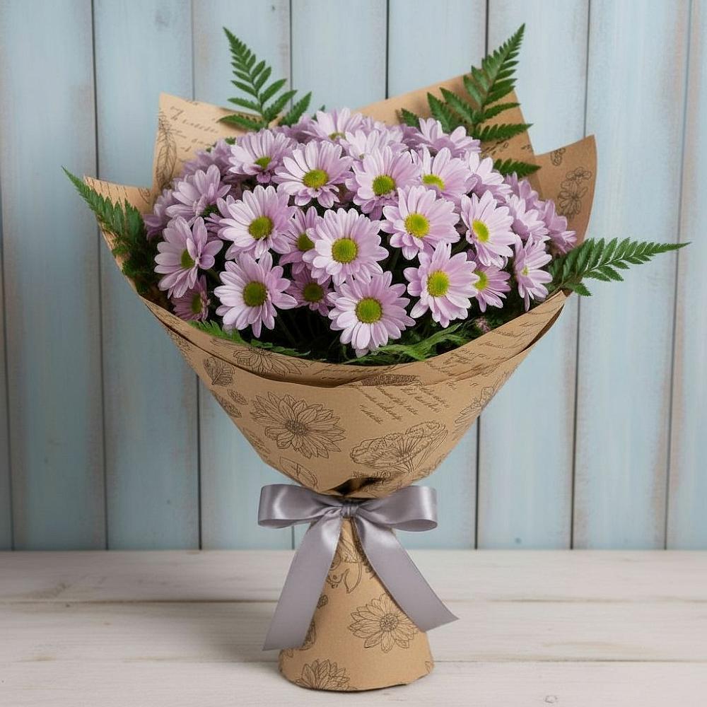 Букет цветов из: Хризантемы в Ленино