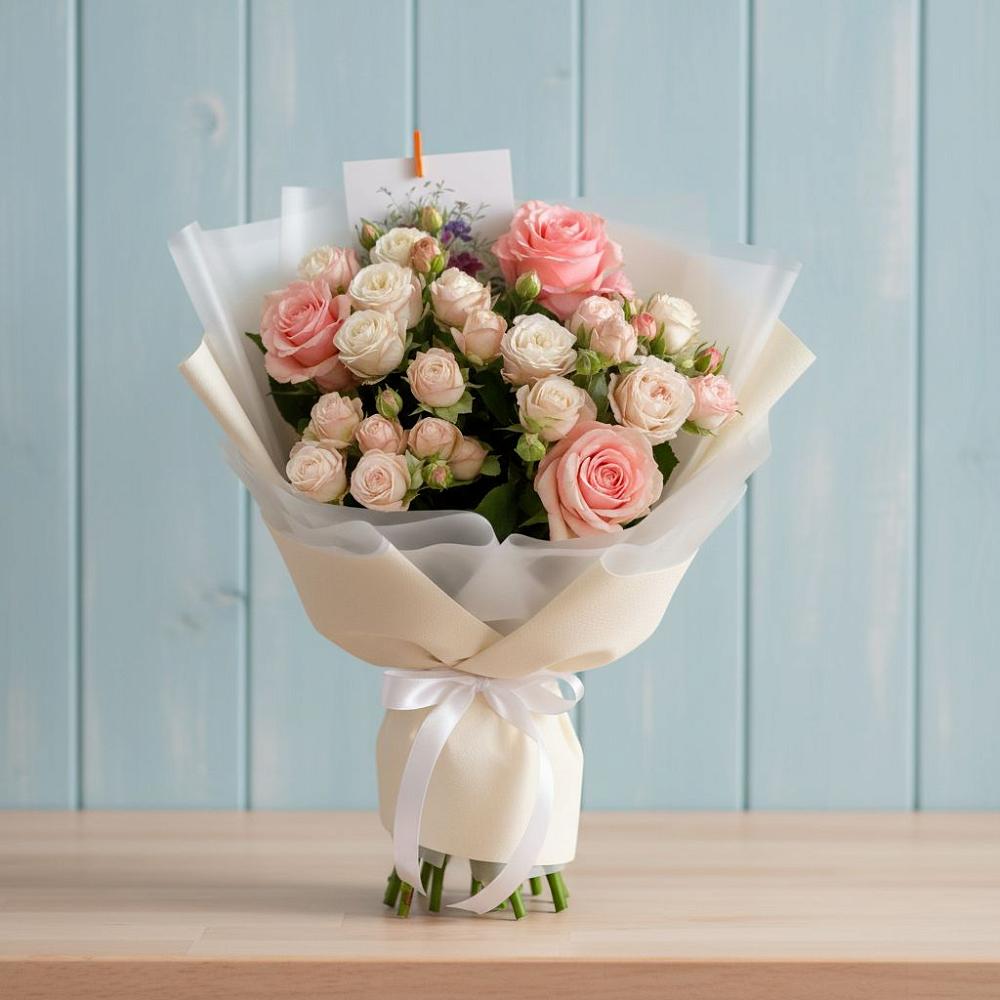 Букет цветов из: Розы в Ленино