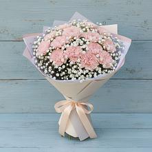 Букет цветов из:  Гвоздики в Ленино