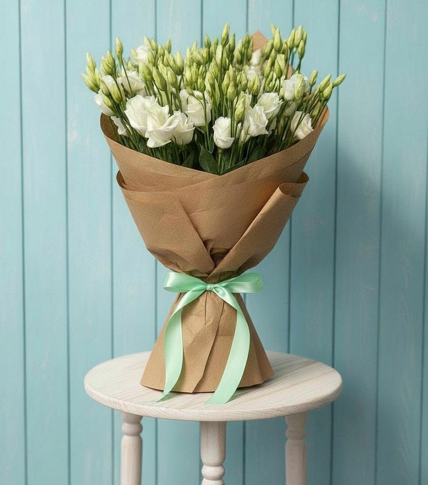 Букет цветов из: Лизиантусы в Ленино