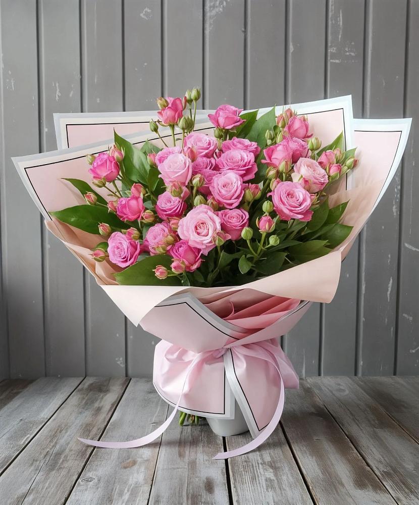 Букет Розовый кустик в Ленино