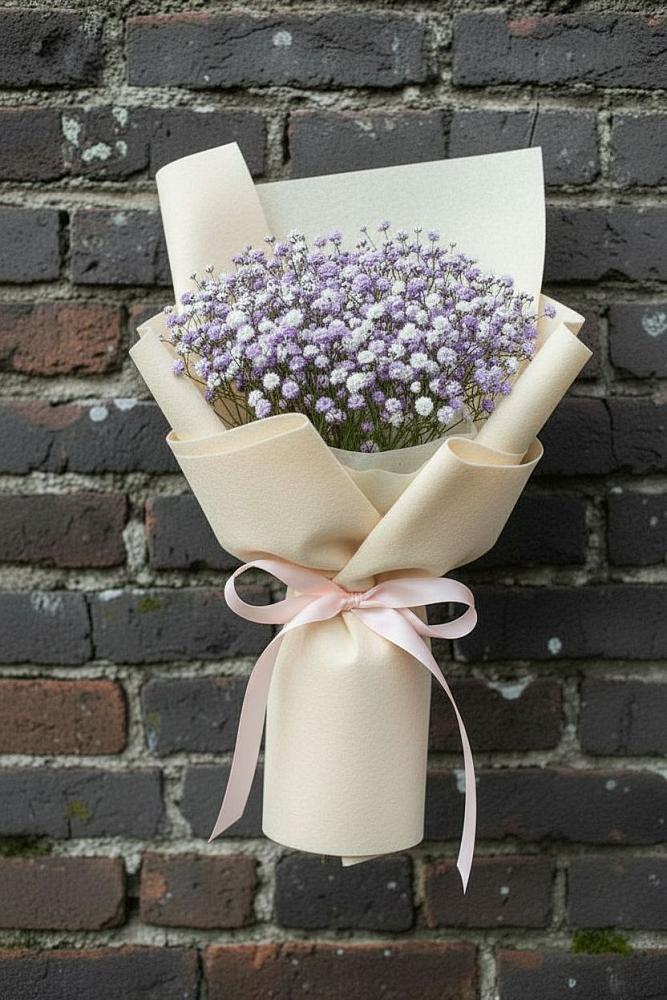 Букет цветов из: Гипсофила в Ленино