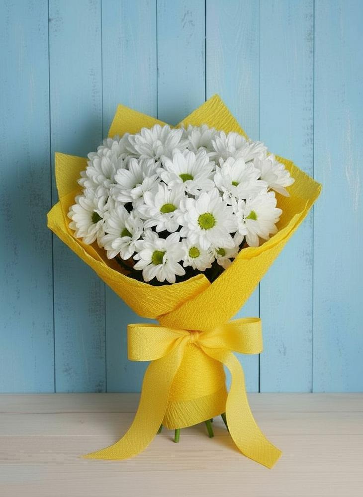 Букет цветов из: Хризантемы в Ленино