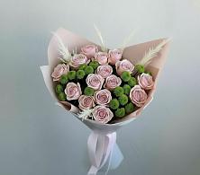 Букет цветов из:  Розы и Хризантемы #REPLACE_PRED# Ленино