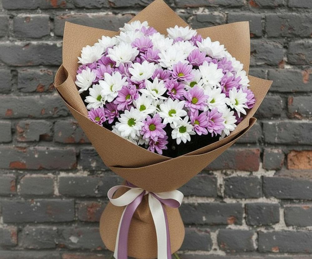 Букет цветов из: Хризантемы в Ленино