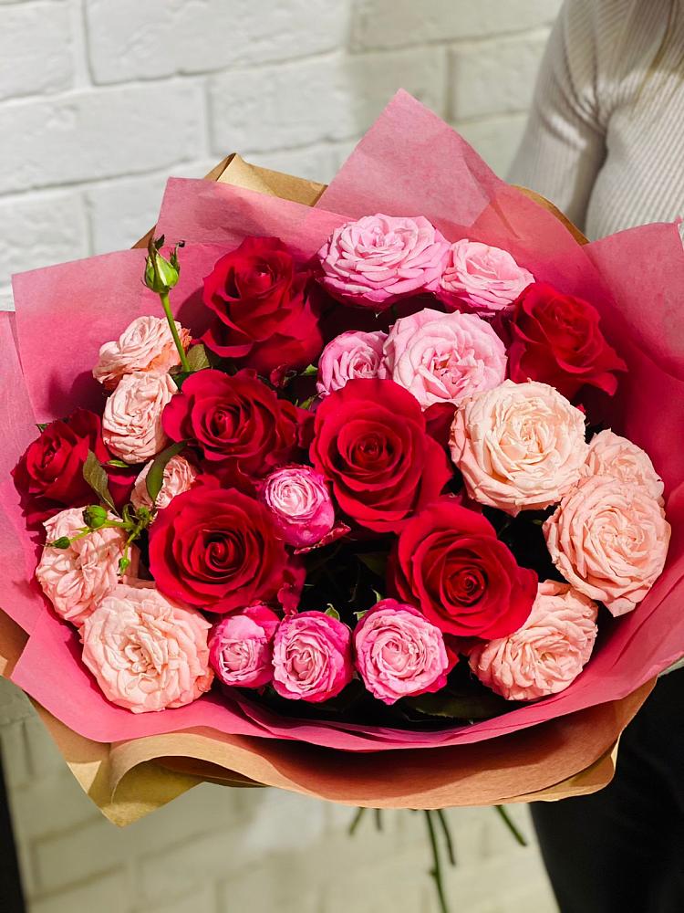 Букет цветов из: Розы в Ленино