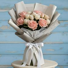Букет цветов из:  Розы #REPLACE_PRED# Ленино