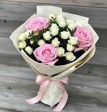 Букет цветов из:  Розы #REPLACE_PRED# Ленино