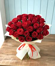 Букет 29 Красных роз в Ленино
