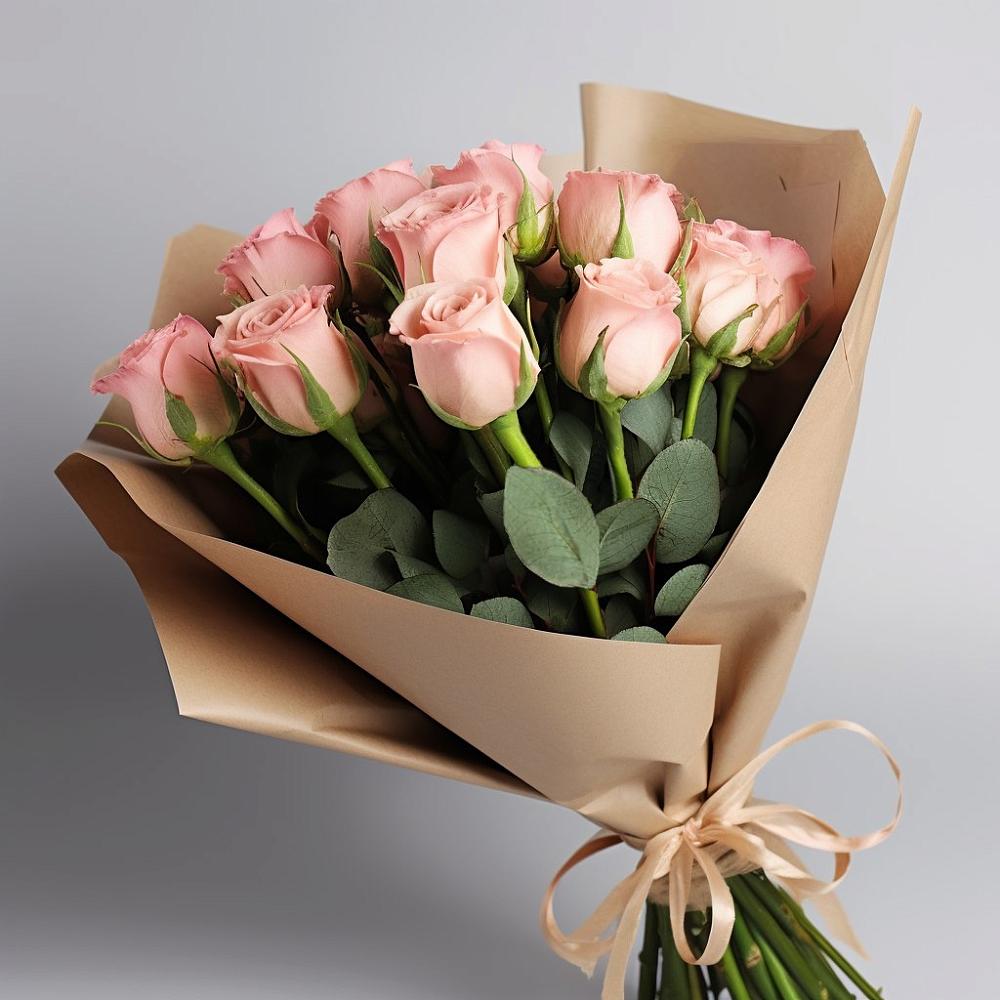 Букет 11 Нежных роз в Ленино