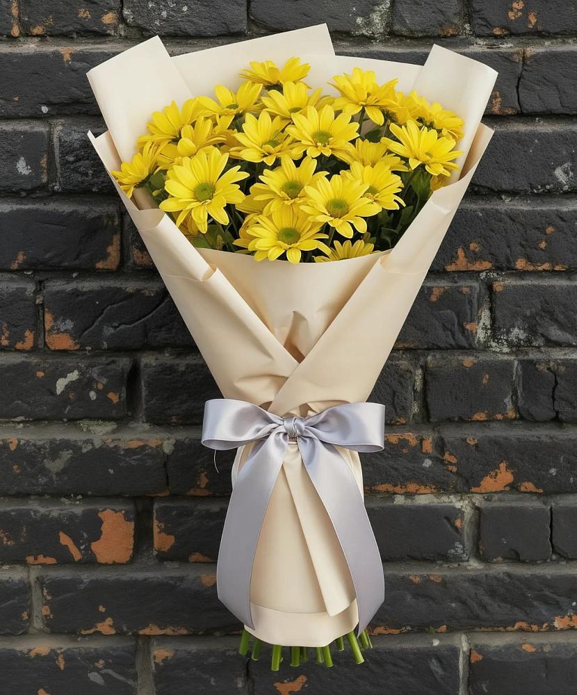 Букет цветов из: Хризантемы в Ленино