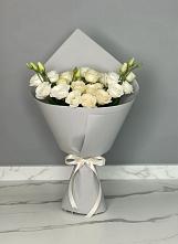 Букет цветов из:  Розы и Лизиантусы в Ленино